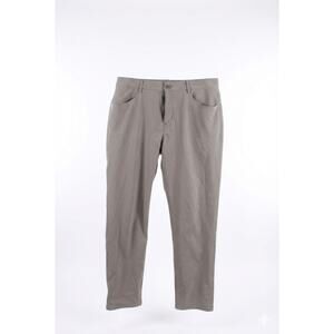 Vuori Men's Technical Chino Pants Fatigue Brown Travel Active Size 34